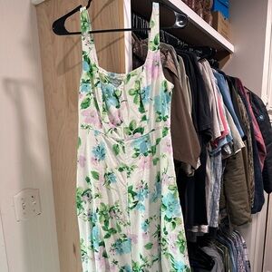 Floral midi dress